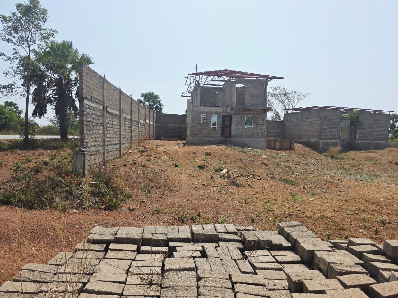 1.14 Acres of Land with Unfinished Buildings in Kole in Plot 136, Block 1, Loka, Alaga B, Kole District, Uganda.